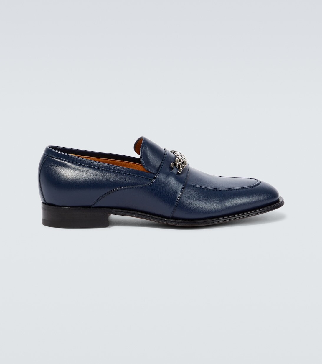 

Лоферы с логотипом Interlocking G Gucci, синий