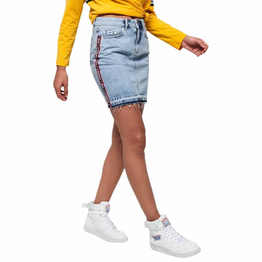 

Юбка мини Superdry Denim, синий