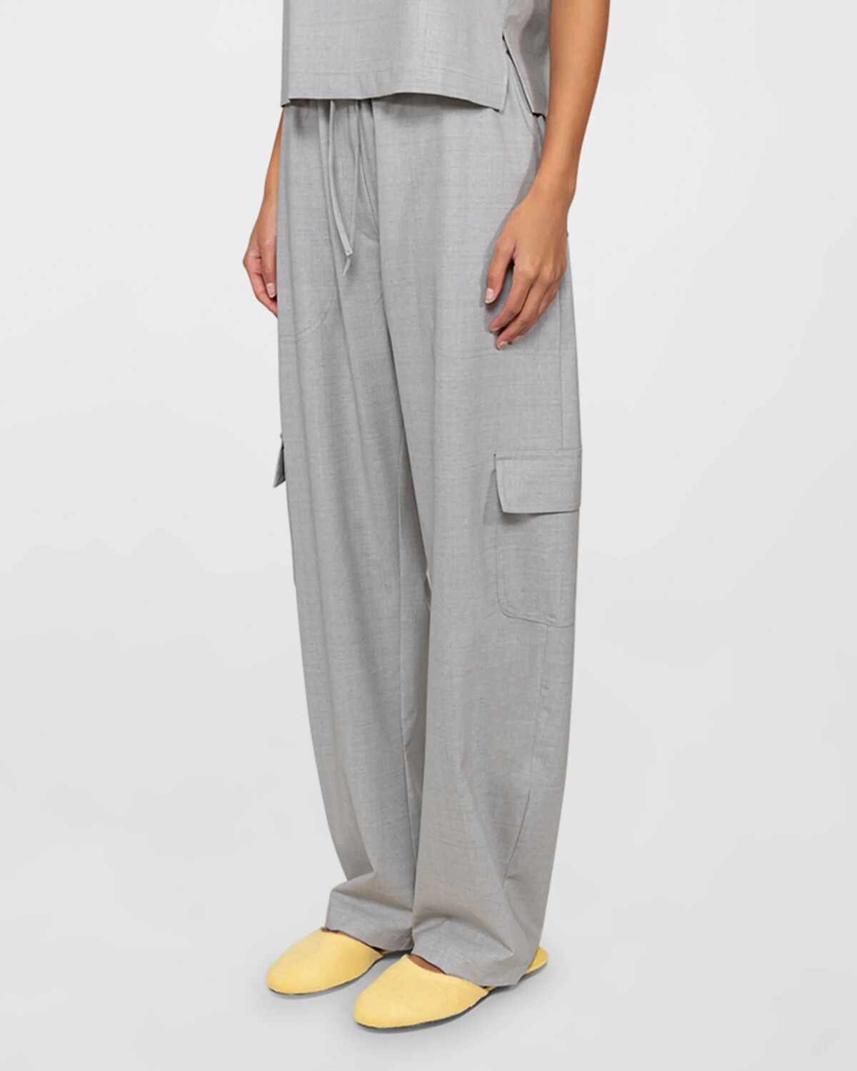 Легкие брюки карго Jane LESET, цвет Light Grey