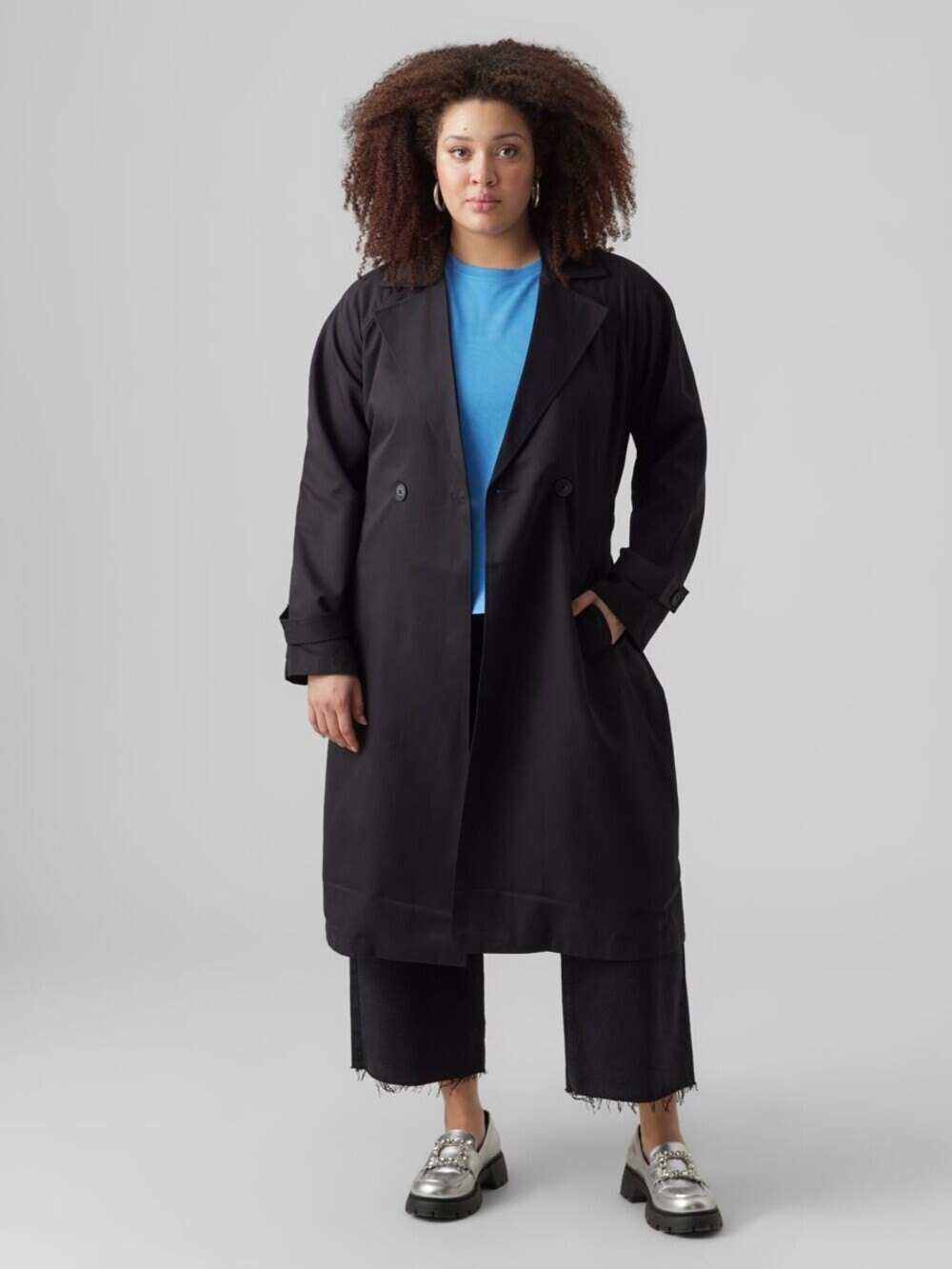 

Межсезонное пальто Vero Moda, черный