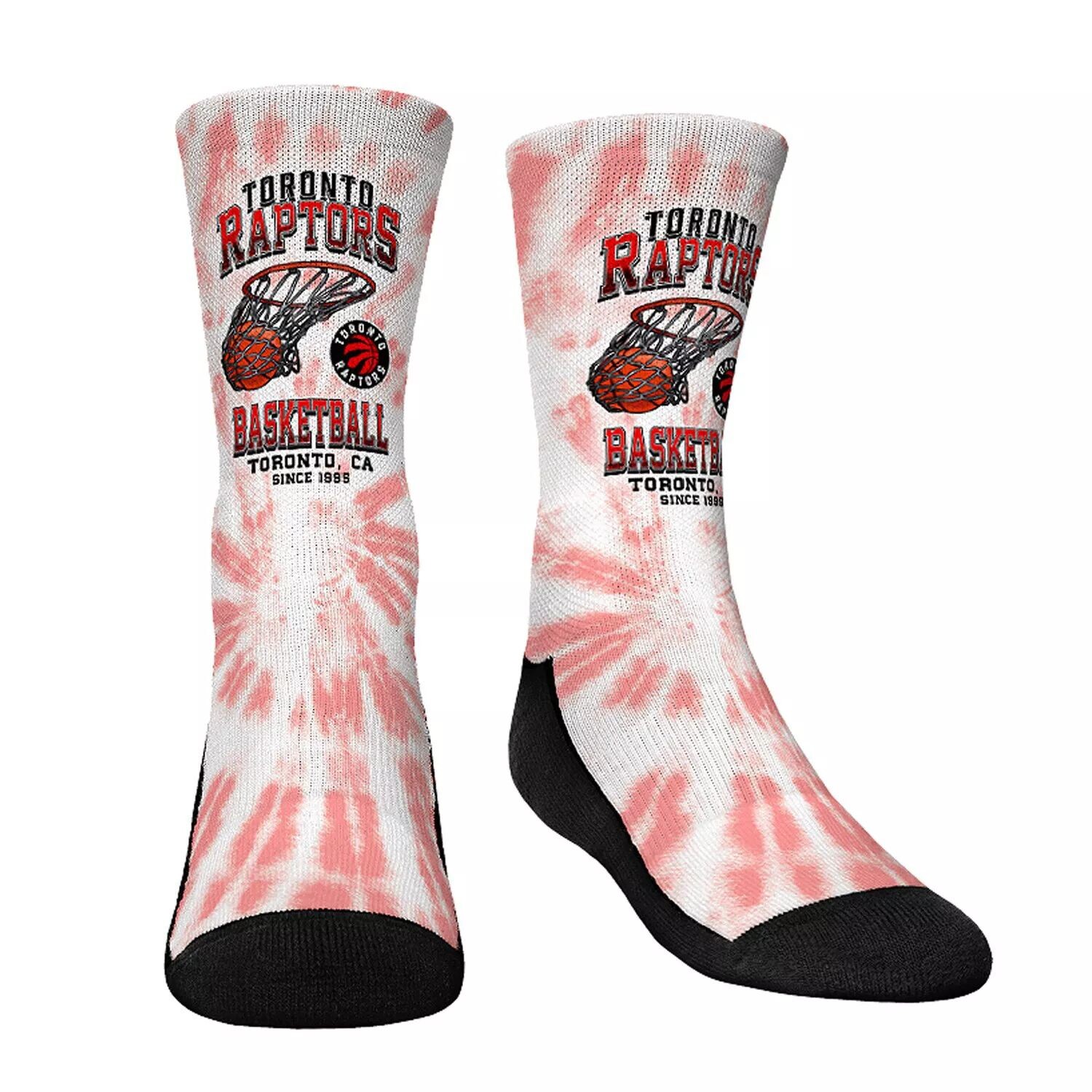

Молодежные носки Rock Em Носки Toronto Raptors Vintage Hoop Crew Unbranded