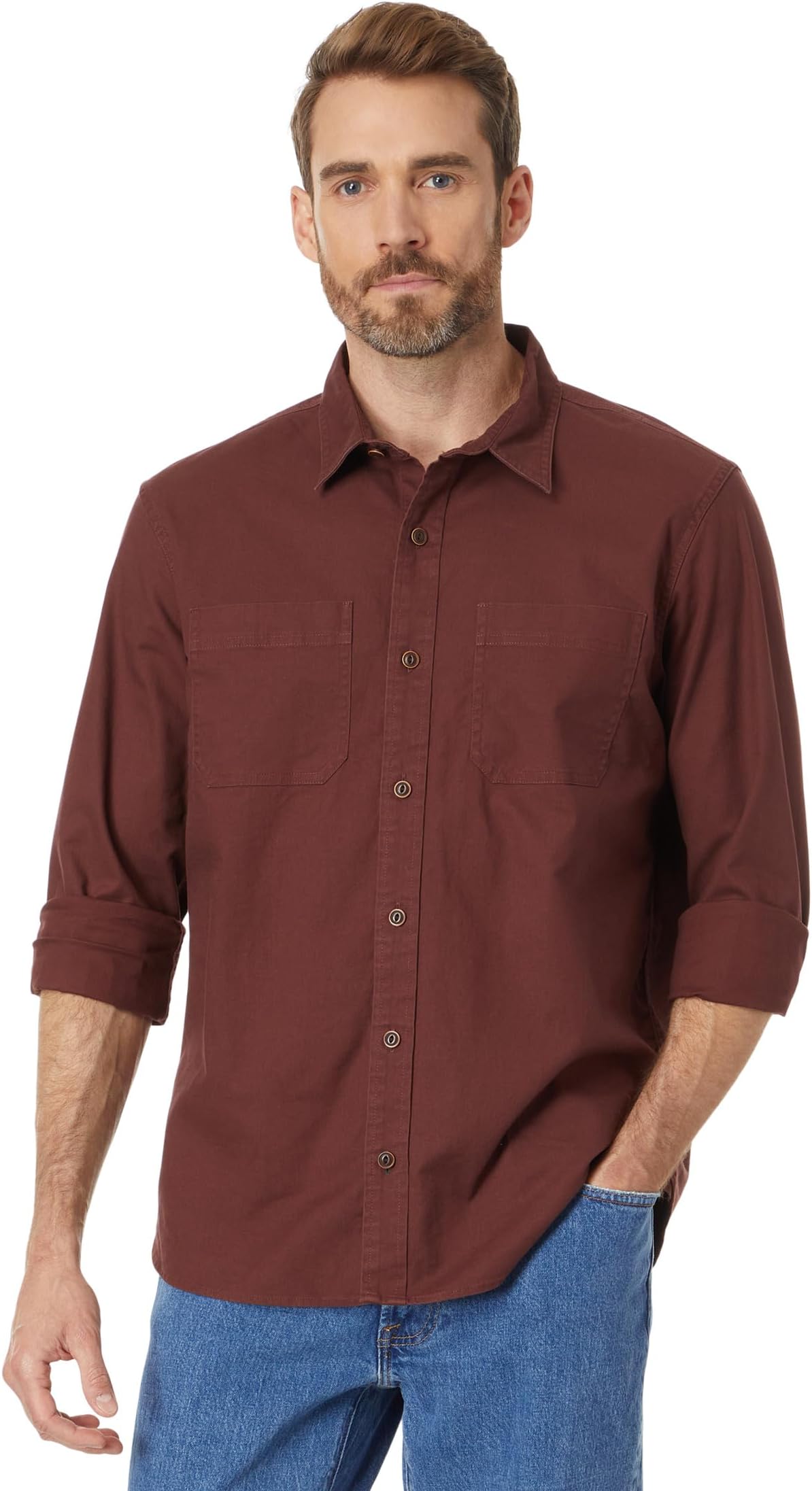 Саржевая рубашка BeanFlex с длинным рукавом, традиционный крой L.L.Bean, цвет Currant anthony piers currant events