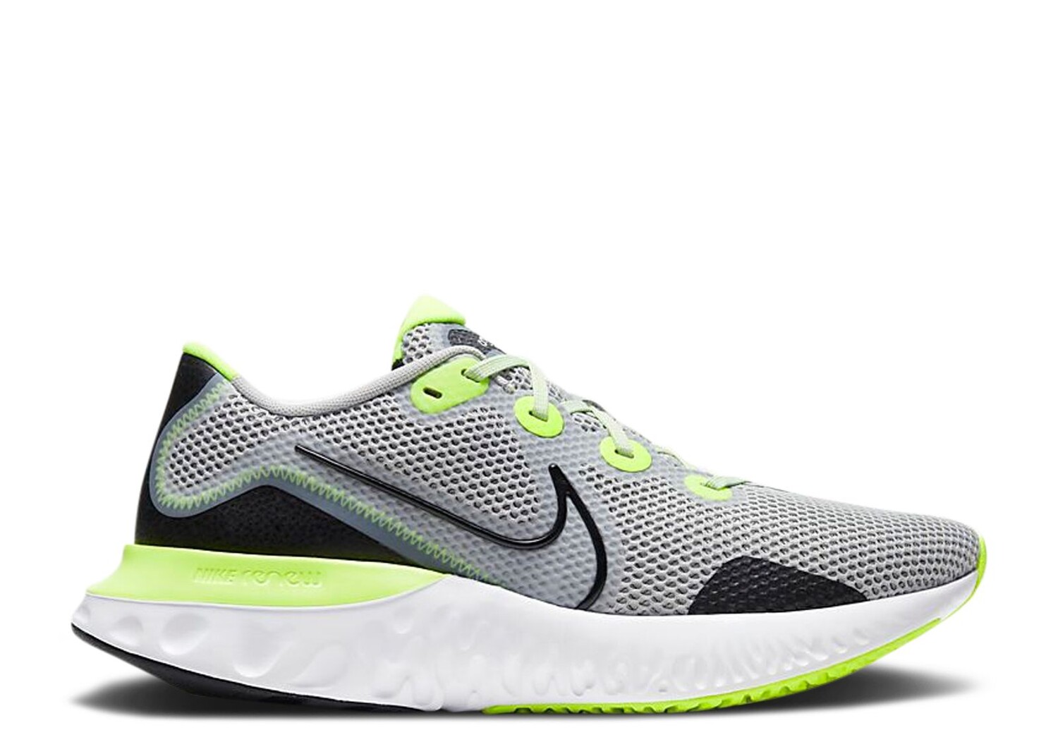 

Кроссовки Nike Renew Run 'Grey Fog Volt', серый
