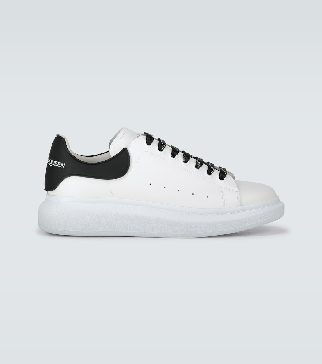 

Кожаные кроссовки оверсайз Alexander McQueen, белый