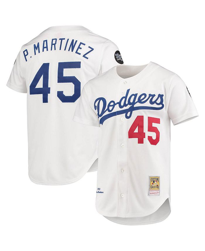 

Мужское белое аутентичное джерси Pedro Martinez Los Angeles Dodgers 1993 Cooperstown Collection Home Mitchell & Ness, белый