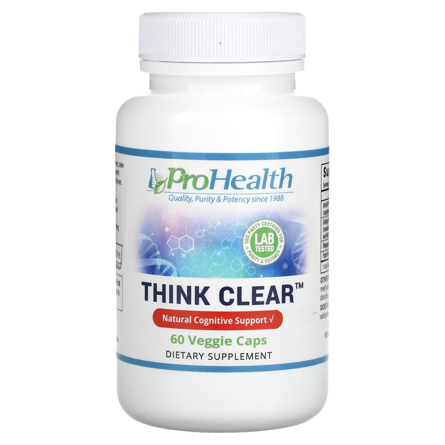 

Think Clear, 60 растительных капсул, ProHealth Longevity