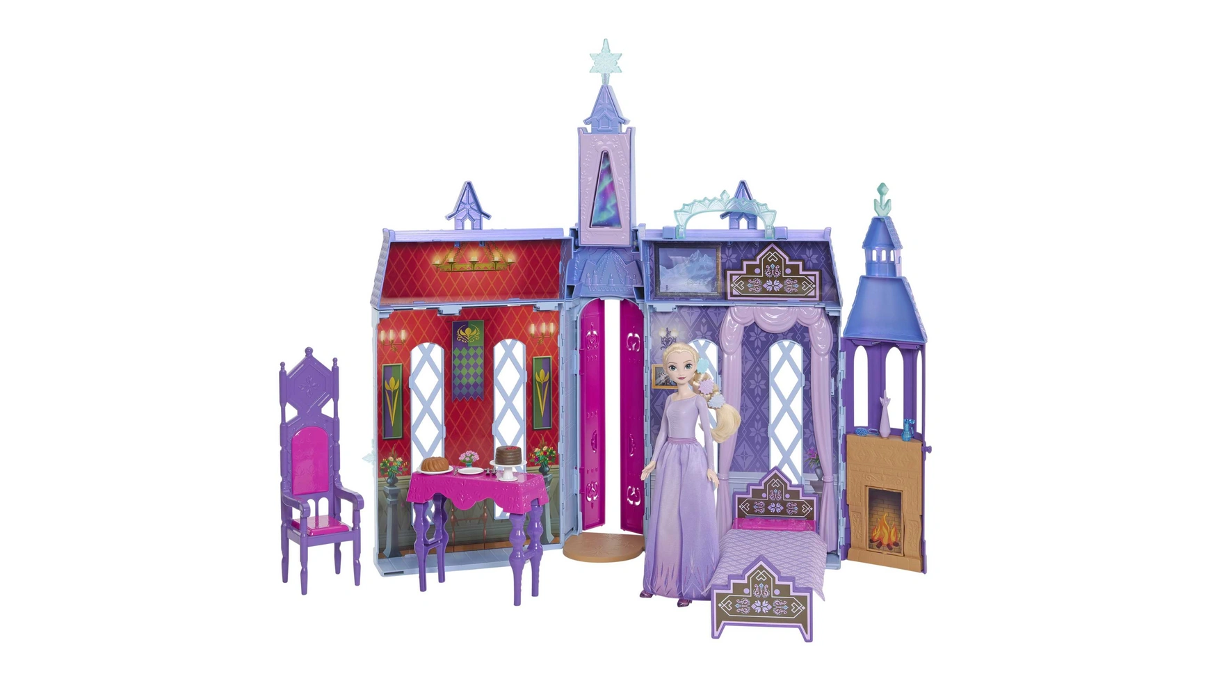 Замок эльзы из мультфильма холодное сердце диснея в эренделле Mattel