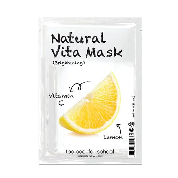 Лимонная маска 23 гр Too Cool For School цена и фото