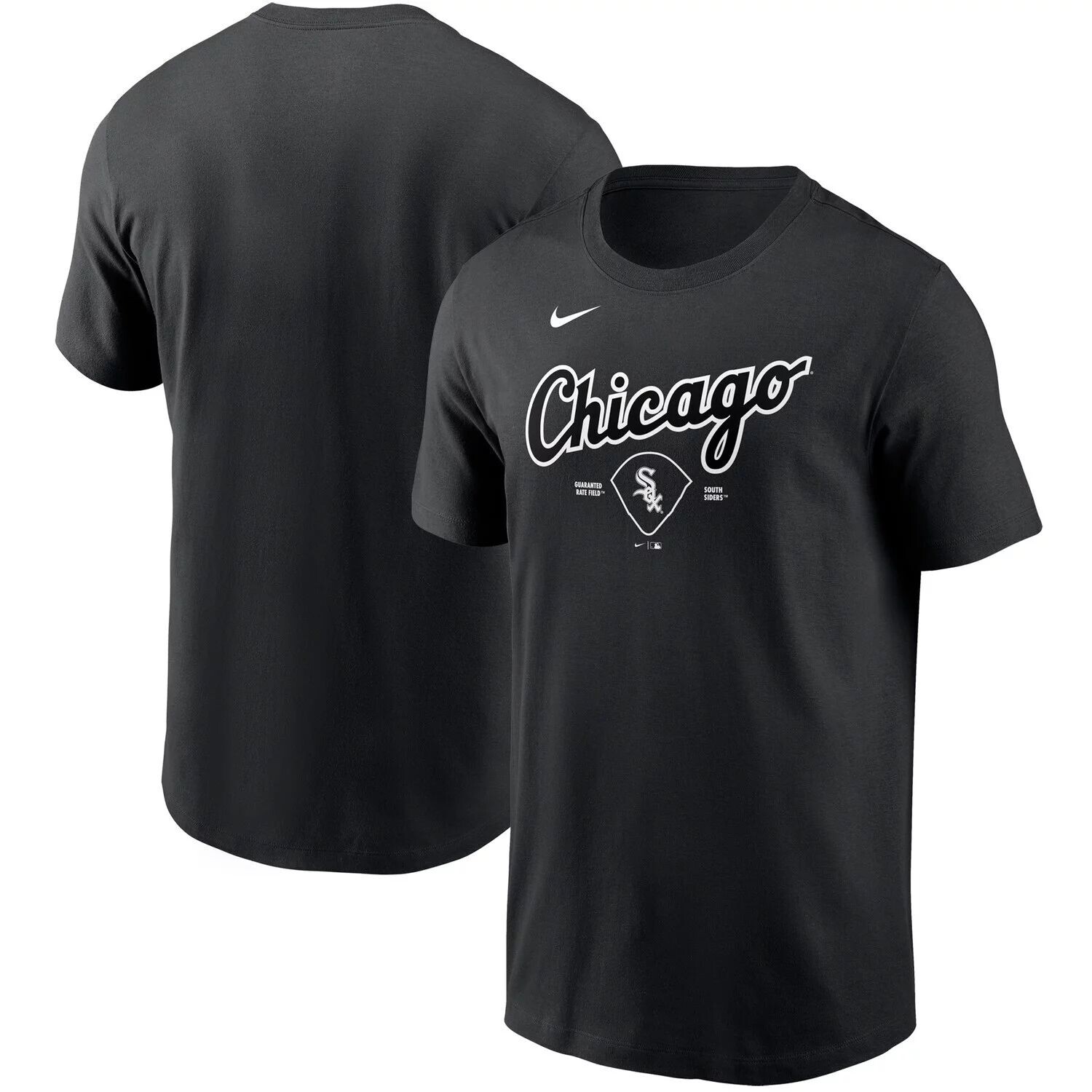 

Мужская черная футболка Chicago White Sox Local Территория Nike, Черный