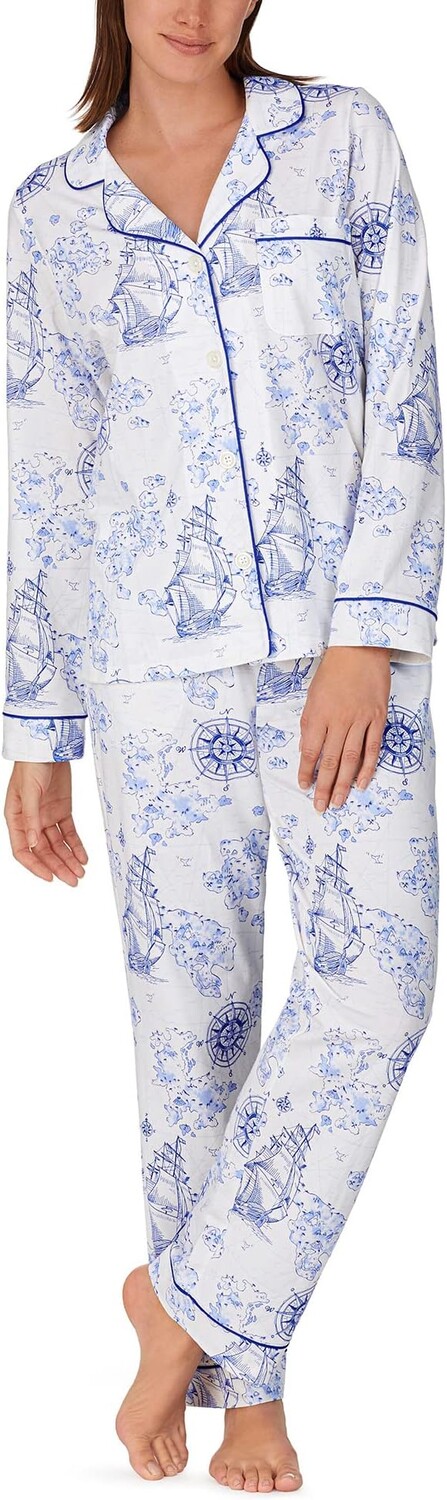 

Классический пижамный комплект с длинными рукавами Bedhead PJs, цвет Voyager
