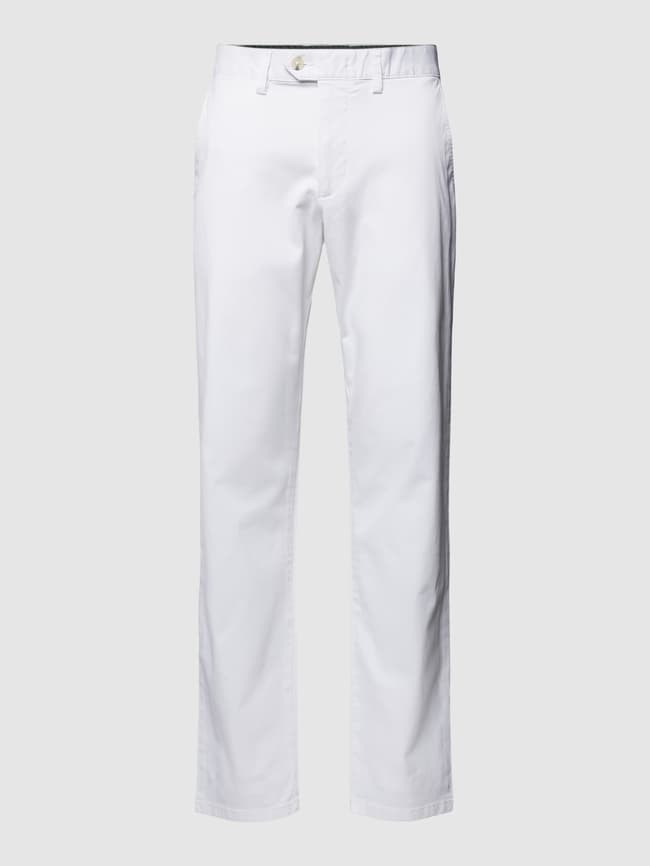 Тканевые брюки однотонного дизайна Christian Berg, белый