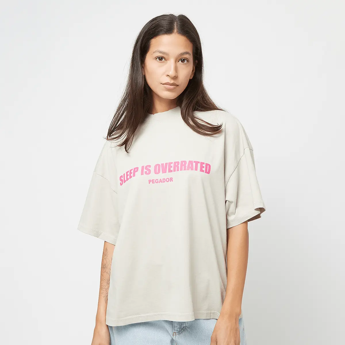 

Футболка Pegador Tori Heavy Oversized Tee, бежевый