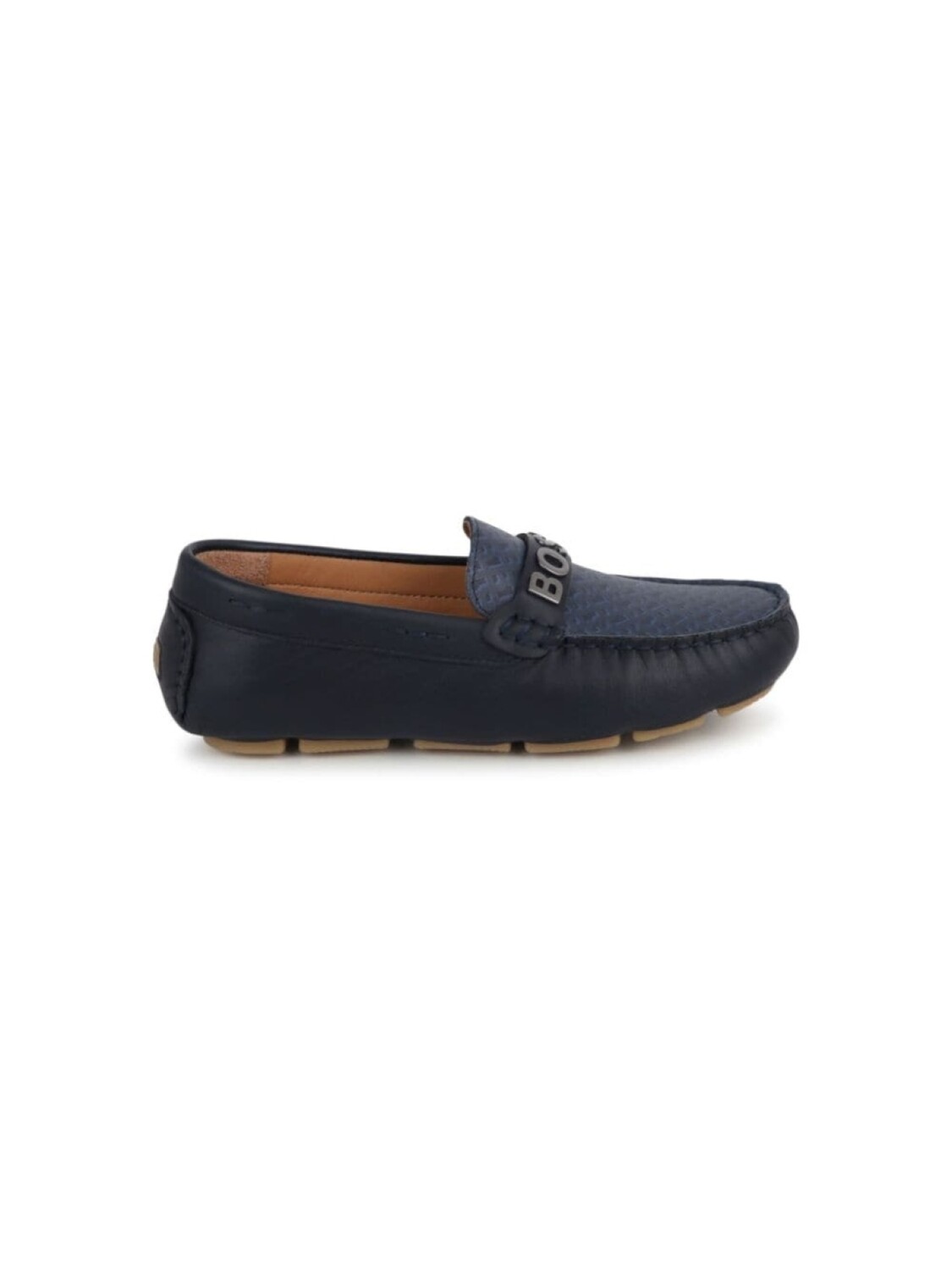 

BOSS Kidswear лоферы с логотипом, синий