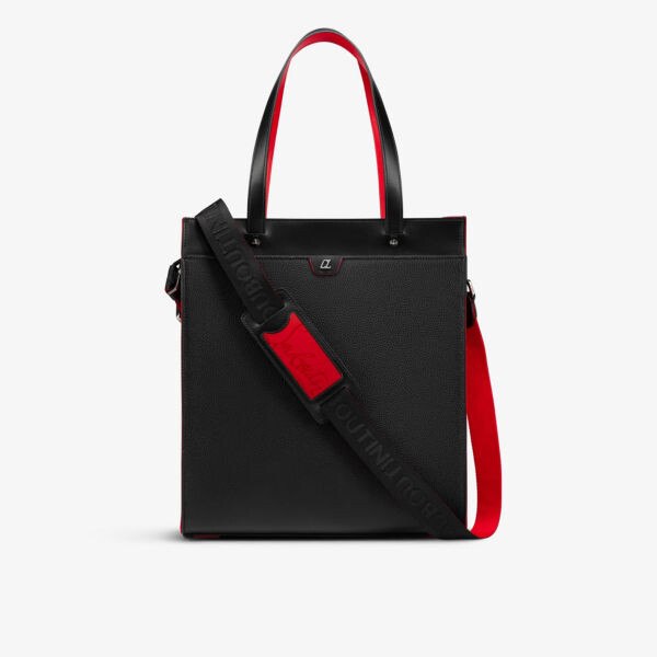 

Кожаная сумка-тоут Ruistote Christian Louboutin, черный