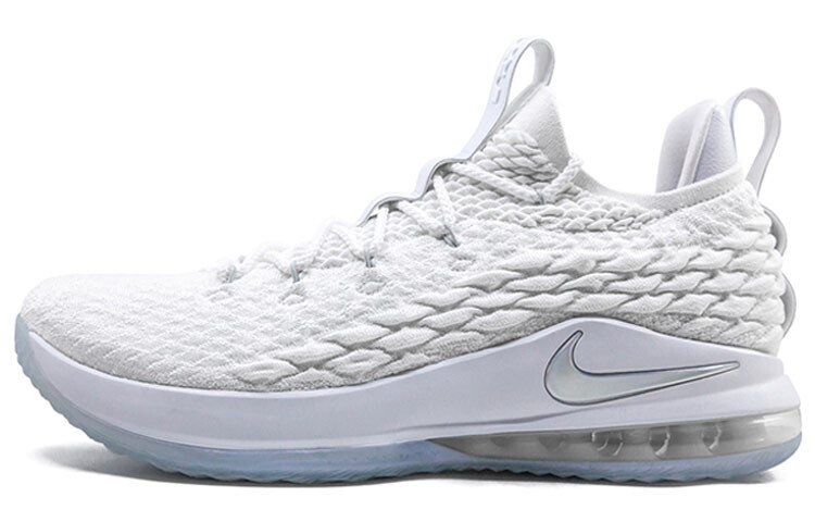 

Nike LeBron 15 Low Белый Металлик Белый/Серебристый