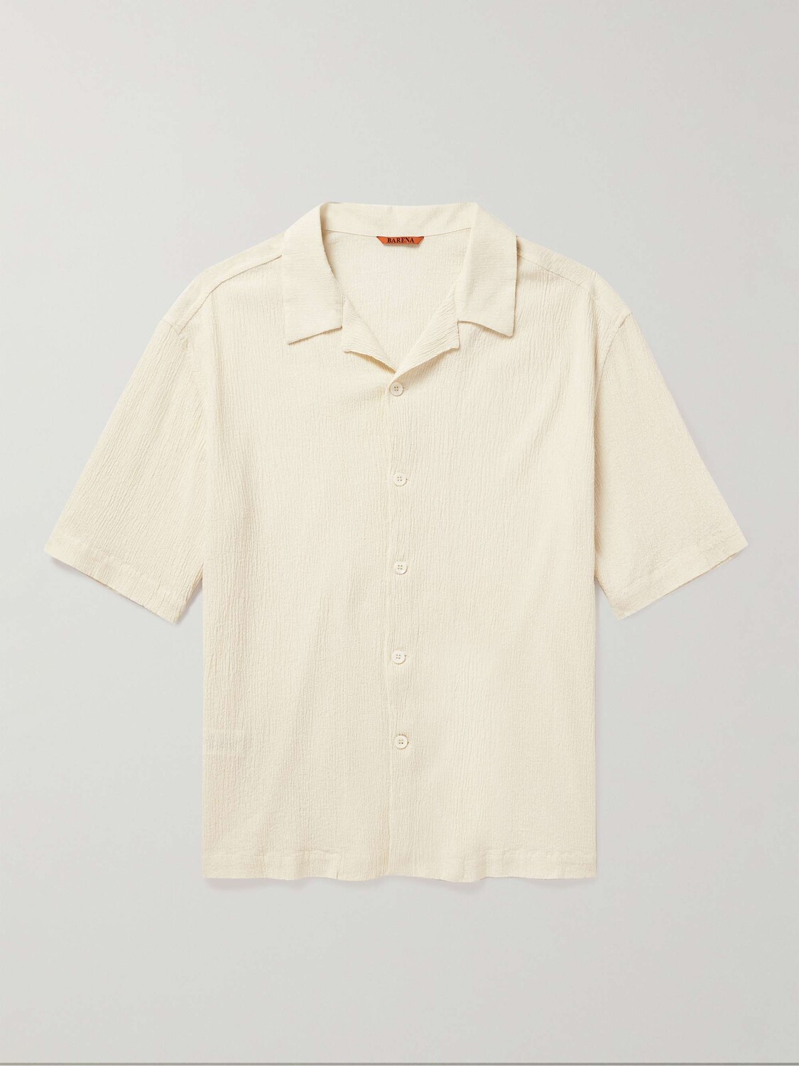 

Рубашка из сирсакера Solana Camp-Collar BARENA, бежевый