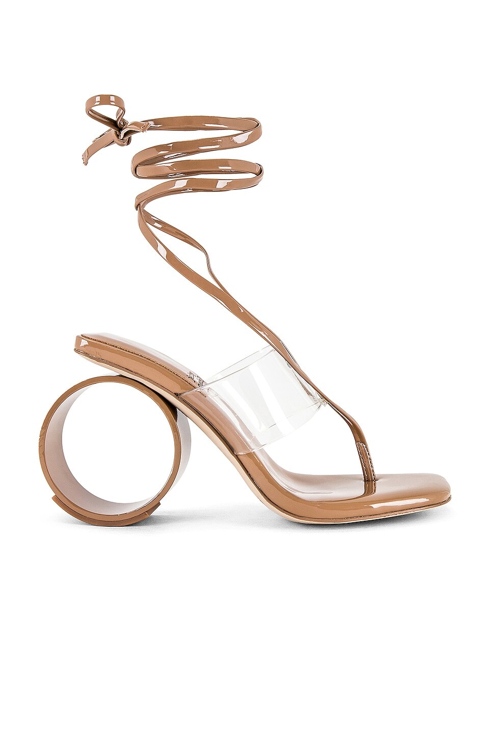 

Сандалии Jeffrey Campbell Nonagon, цвет Tan Patent