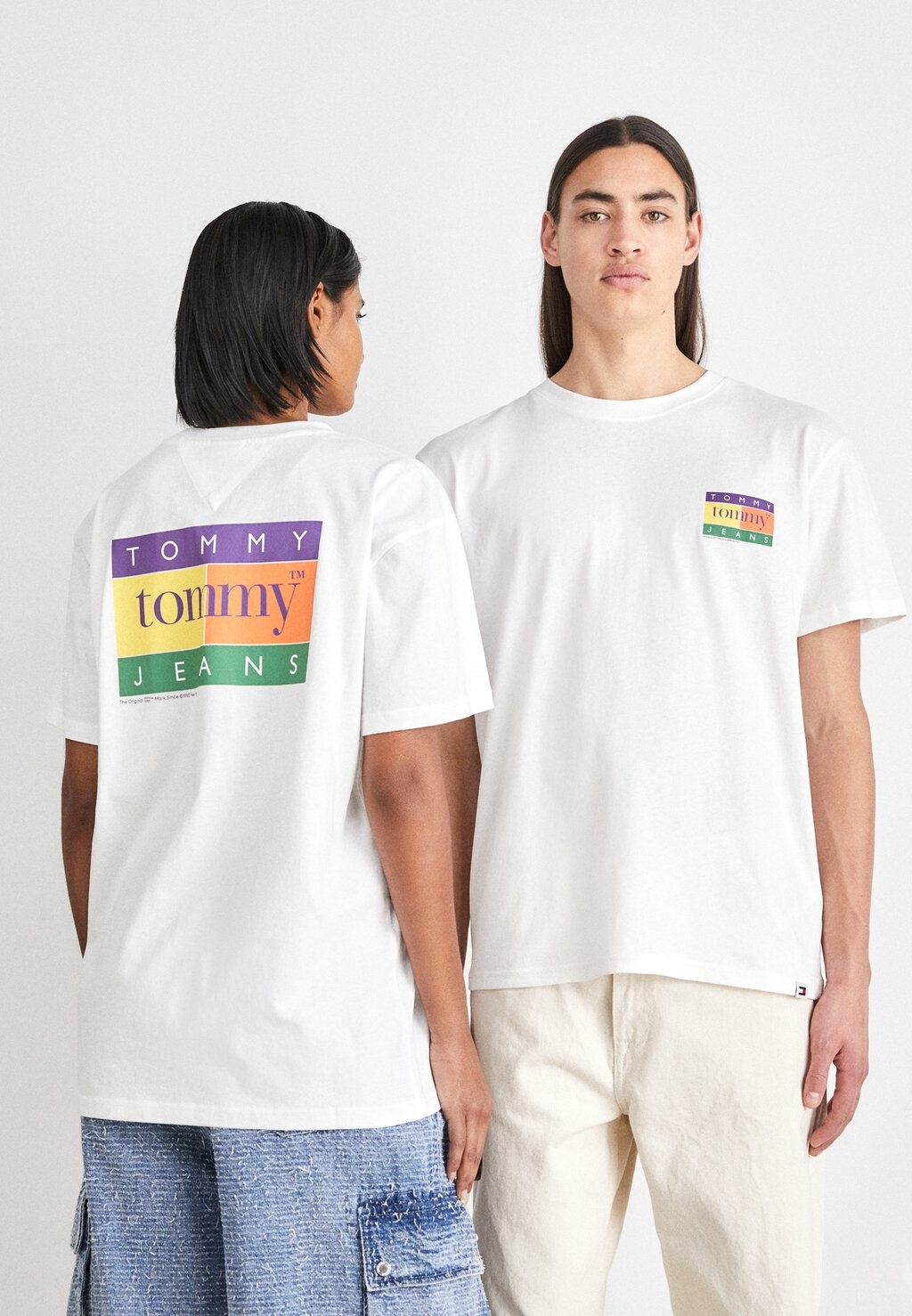 

Футболка с принтом TJM REG SUMMER FLAG TEE EXT Tommy Jeans, цвет white