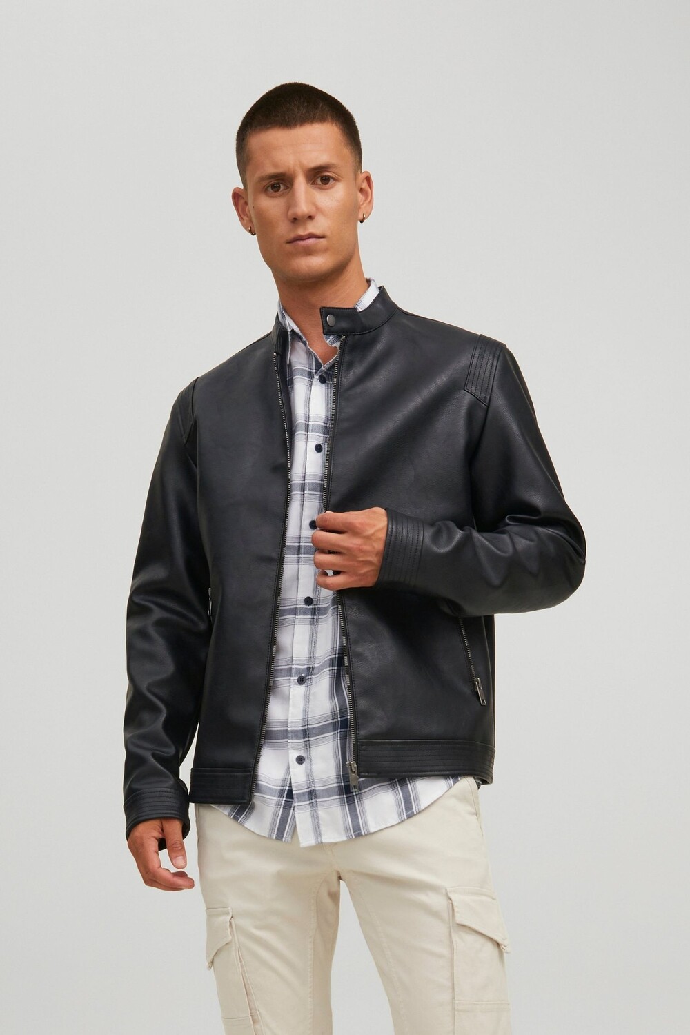 

Мотоциклетная куртка Jack & Jones JACK & JONES, черный