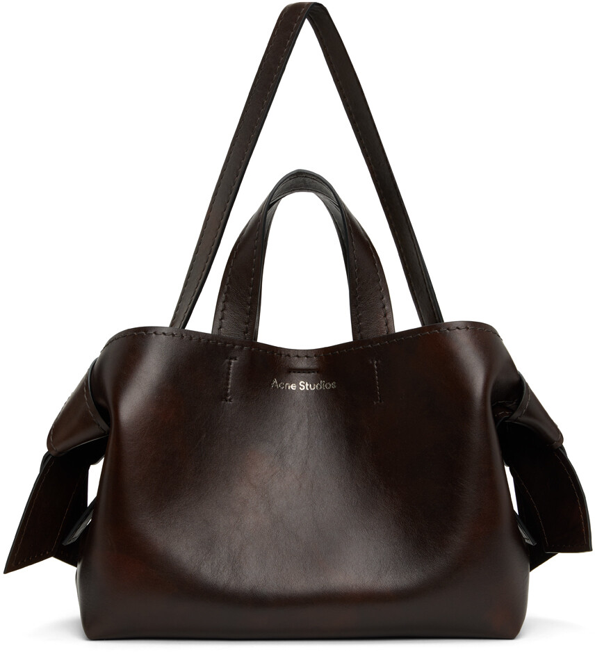

Brown Midi Musubi Tote Dark Acne Studios