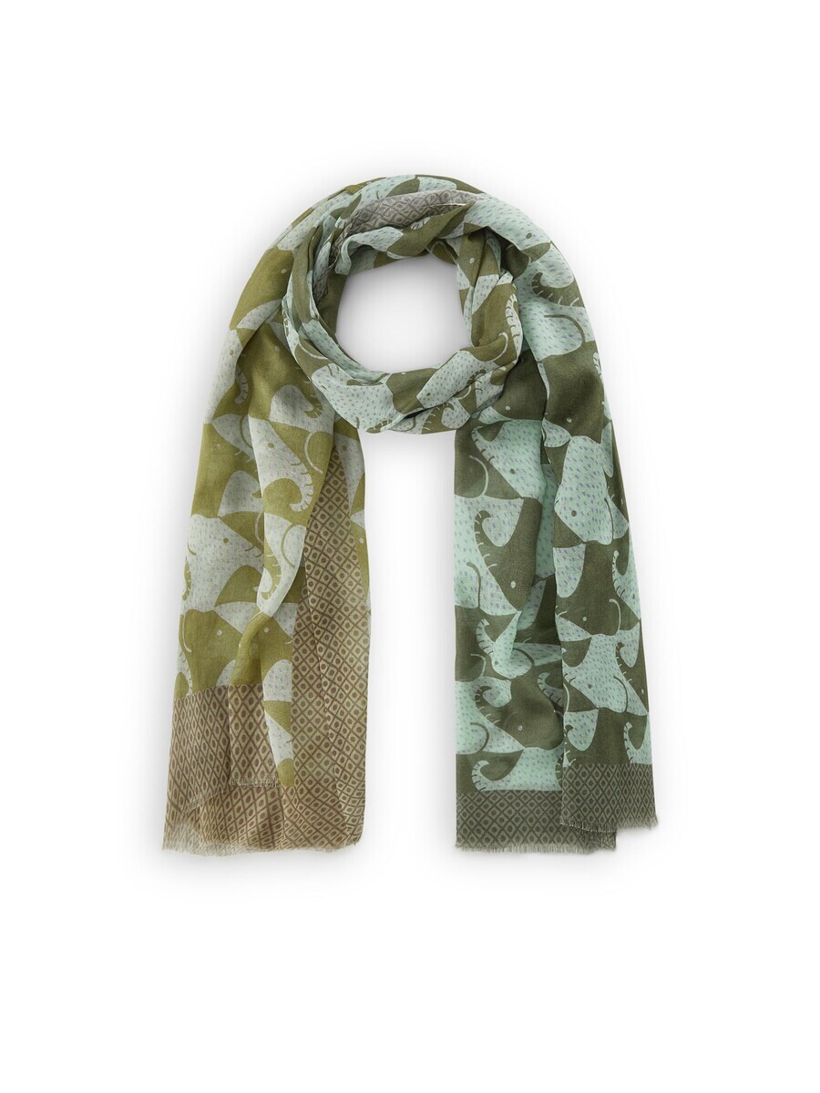 

Шарф CODELLO Scarf, зеленый/мятный/темно-зеленый