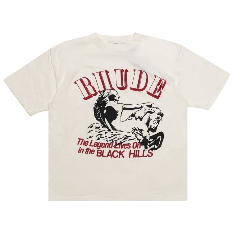 

Футболка Rhude Legend Lives On 'Vintage White', белый