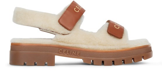 

Босоножки Celine Leo из овчины и телячьей кожи Celine