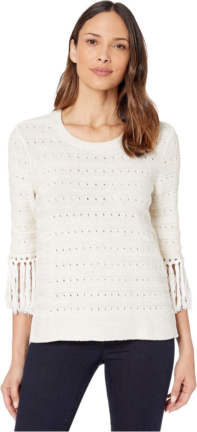 

Свитер Fringe Cuff Top NIC+ZOE, цвет Cream