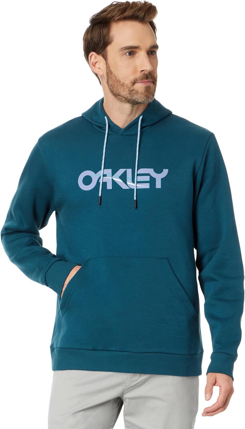 цена Толстовка с капюшоном Swell B1B Oakley, цвет Oil Blue