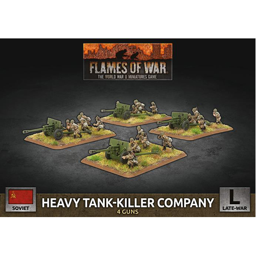 Фигурки Flames Of War: Heavy Tank-Killer Company (X4 Plastic)
