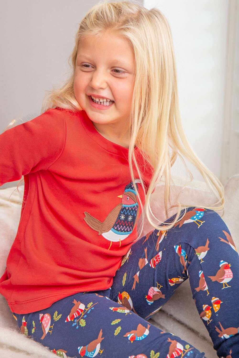 

Топ Анна с аппликацией Frugi, красный