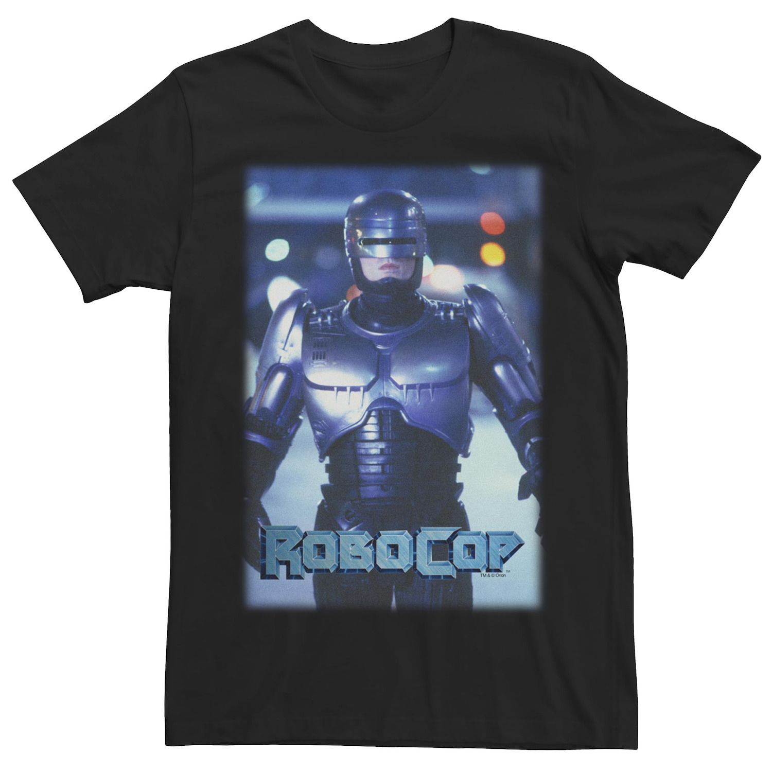 Мужская футболка с плакатом RoboCop Patrol Licensed Character фигурка reaction figure robocop – robocop 9 5 см