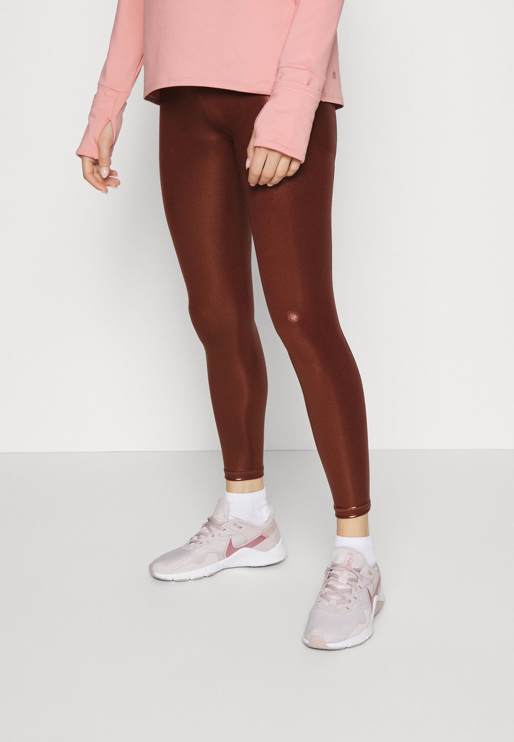 

Тайтсы Athleta, Коричневый