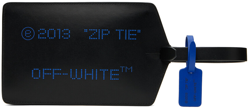 

Черный средний клатч на молнии Off-White