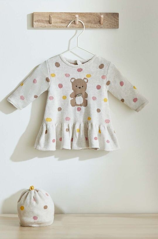 

Хлопковое детское платье Mayoral Newborn, белый