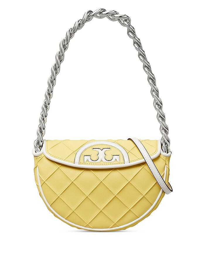 

Мини-сумка Fleming Soft Crescent Tory Burch