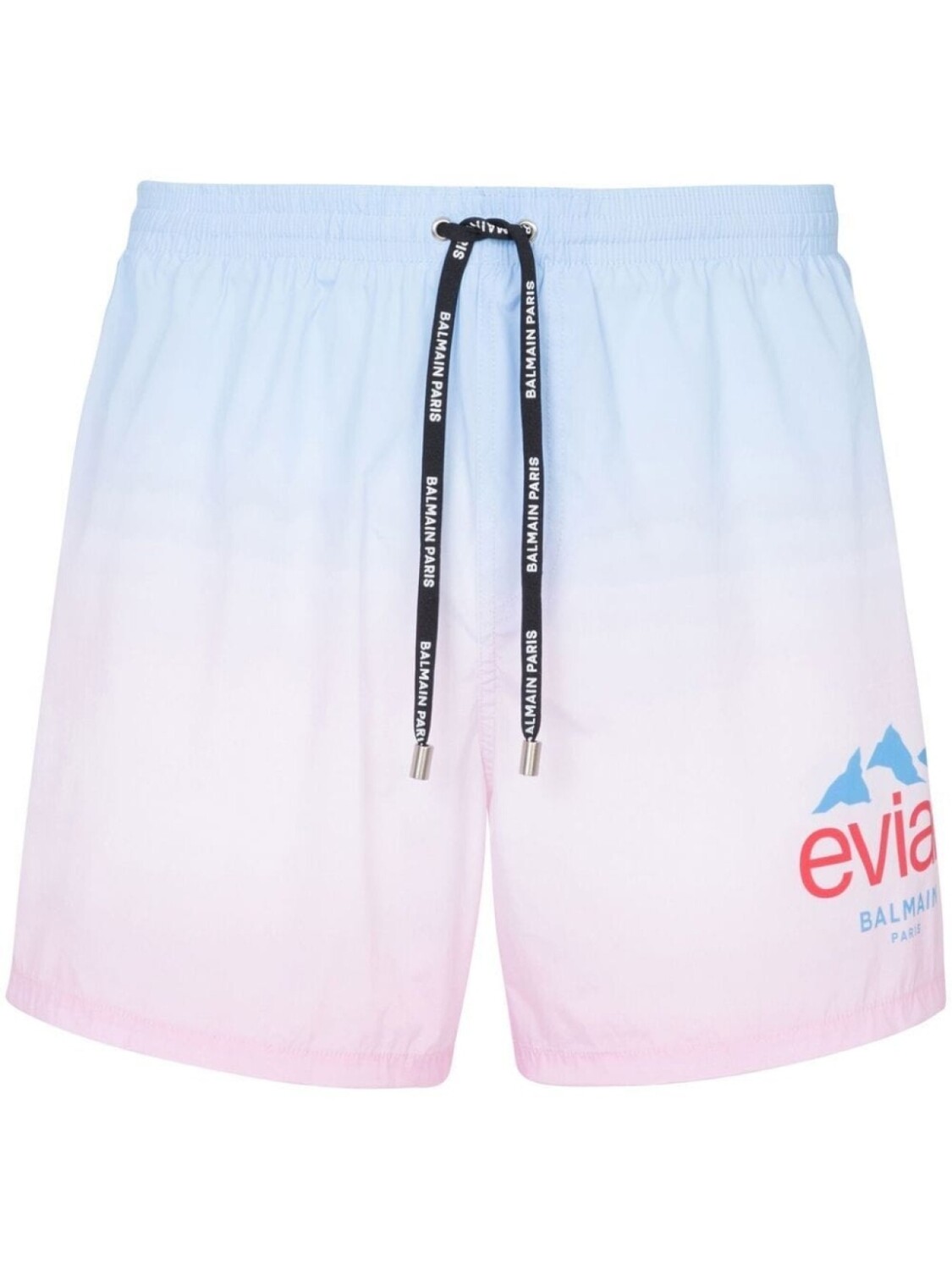 

Плавки-шорты с эффектом градиента из коллаборации с Evian Balmain, синий