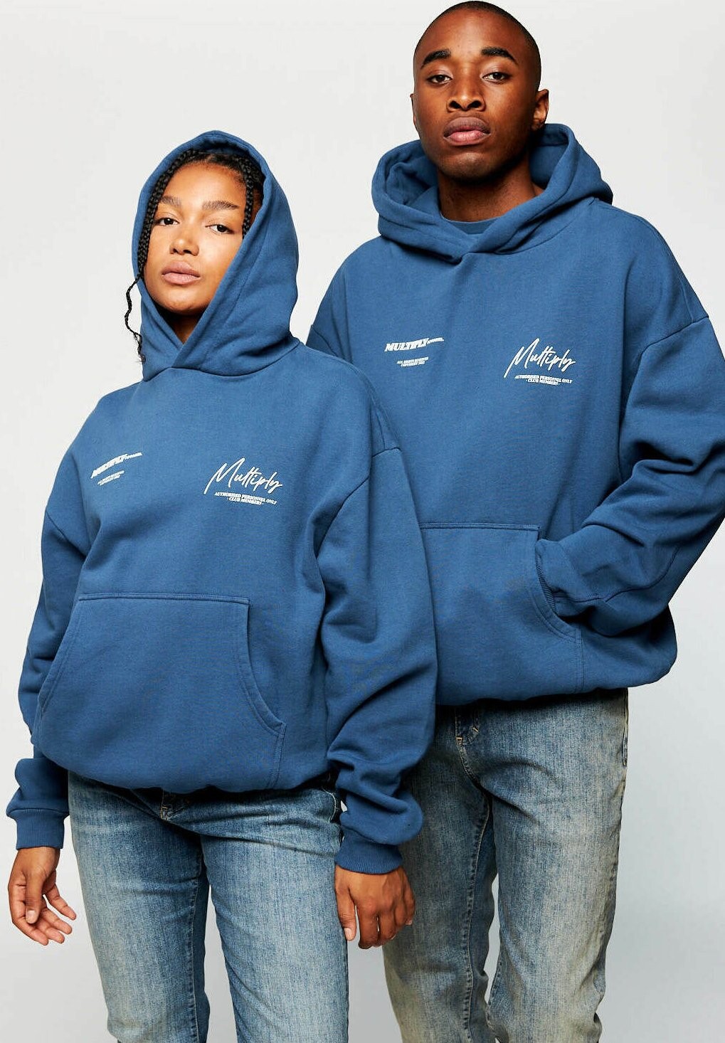 

Толстовка с капюшоном Multiply Apparel, Синий