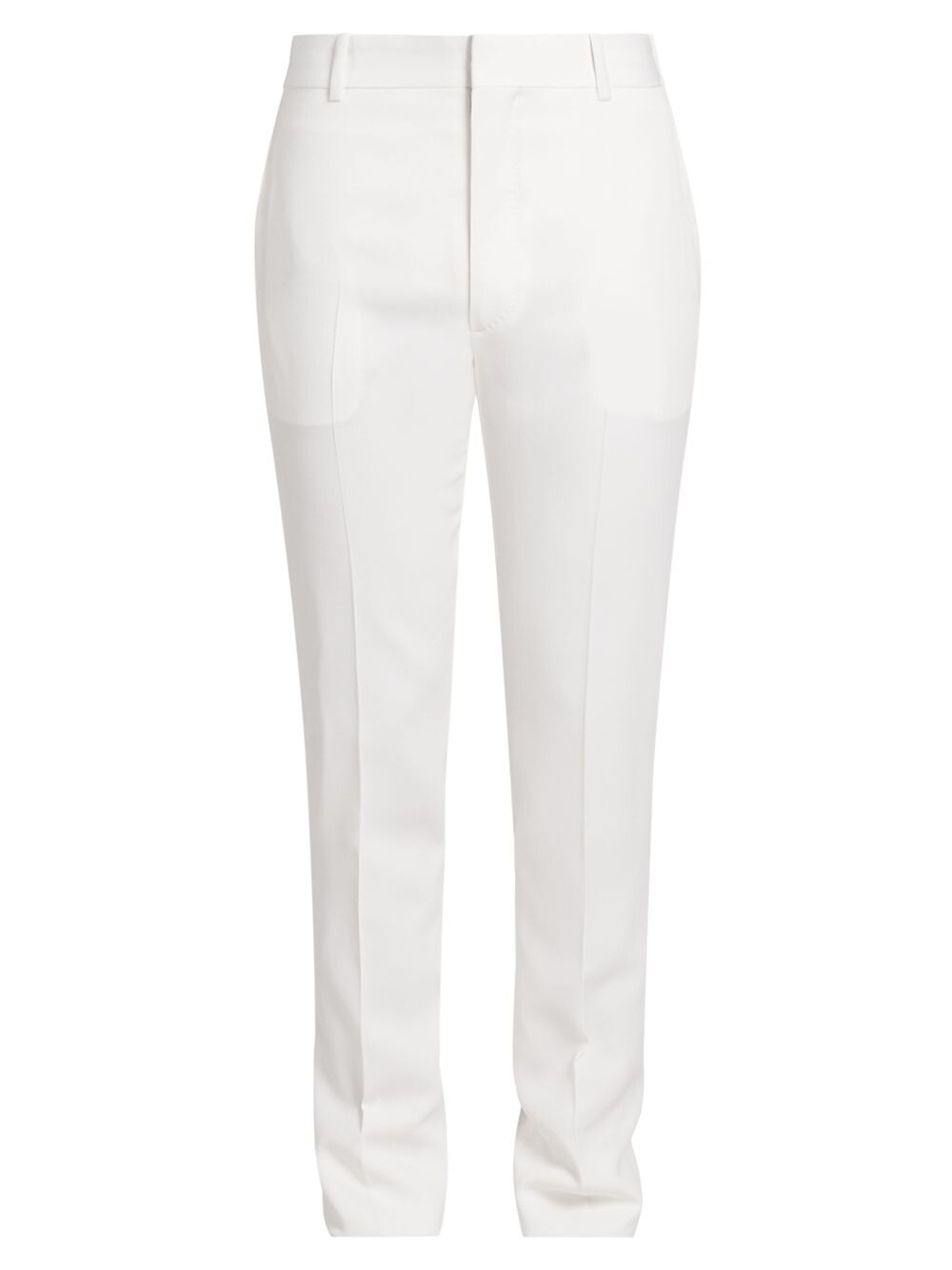

Шерстяные брюки-сигареты Alexander McQueen, белый