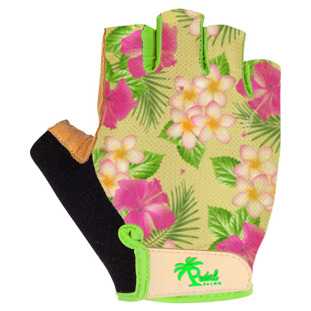 Короткие перчатки Pedal Palms Aloha Short Gloves, бежевый fitness pedal stretching board oblique pedal standing calf achilles tendon stretcher leg folding trainer home exercise device