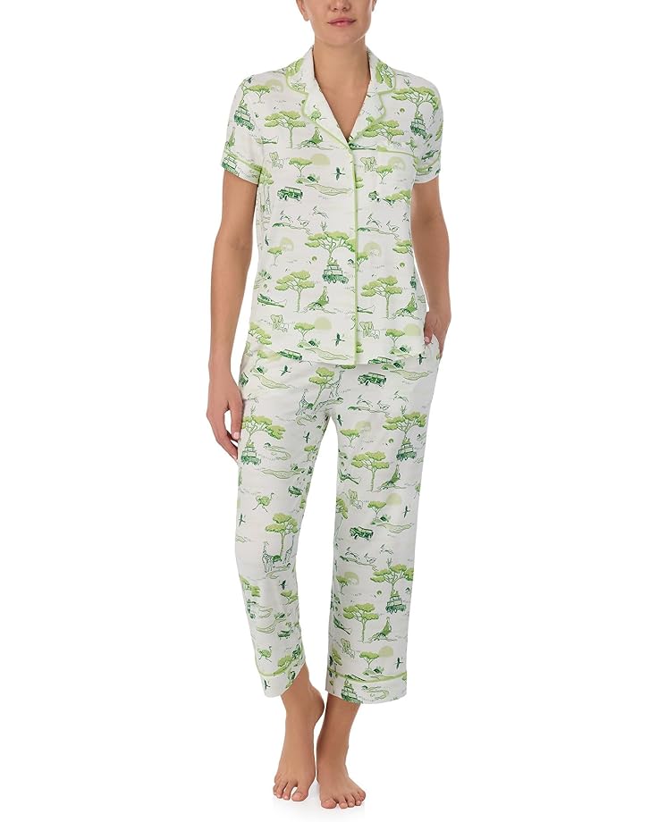 цена Пижама Kate Spade New York Cropped Short Sleeve, цвет Safari
