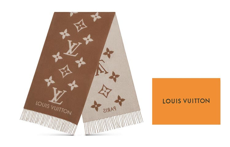 

Шарф Louis Vuitton Reykjavik с бахромой, черный