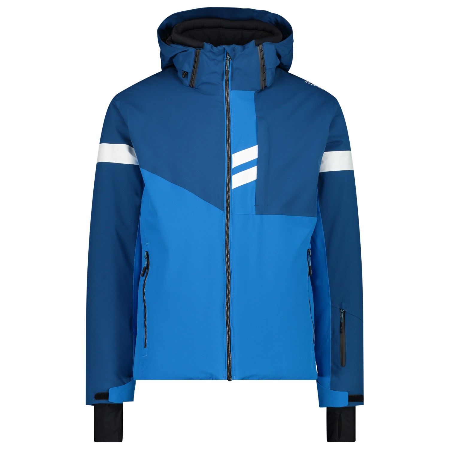 Лыжная куртка Cmp Jacket Zip Hood Twill, цвет River двойная куртка cmp jacket zip hood detachable inner taslan цвет nero