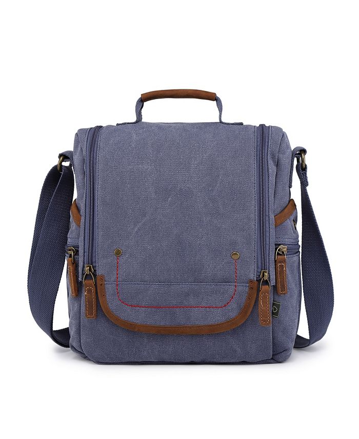 Холщовая сумка через плечо Atona Traveller TSD BRAND, цвет Blue фотографии