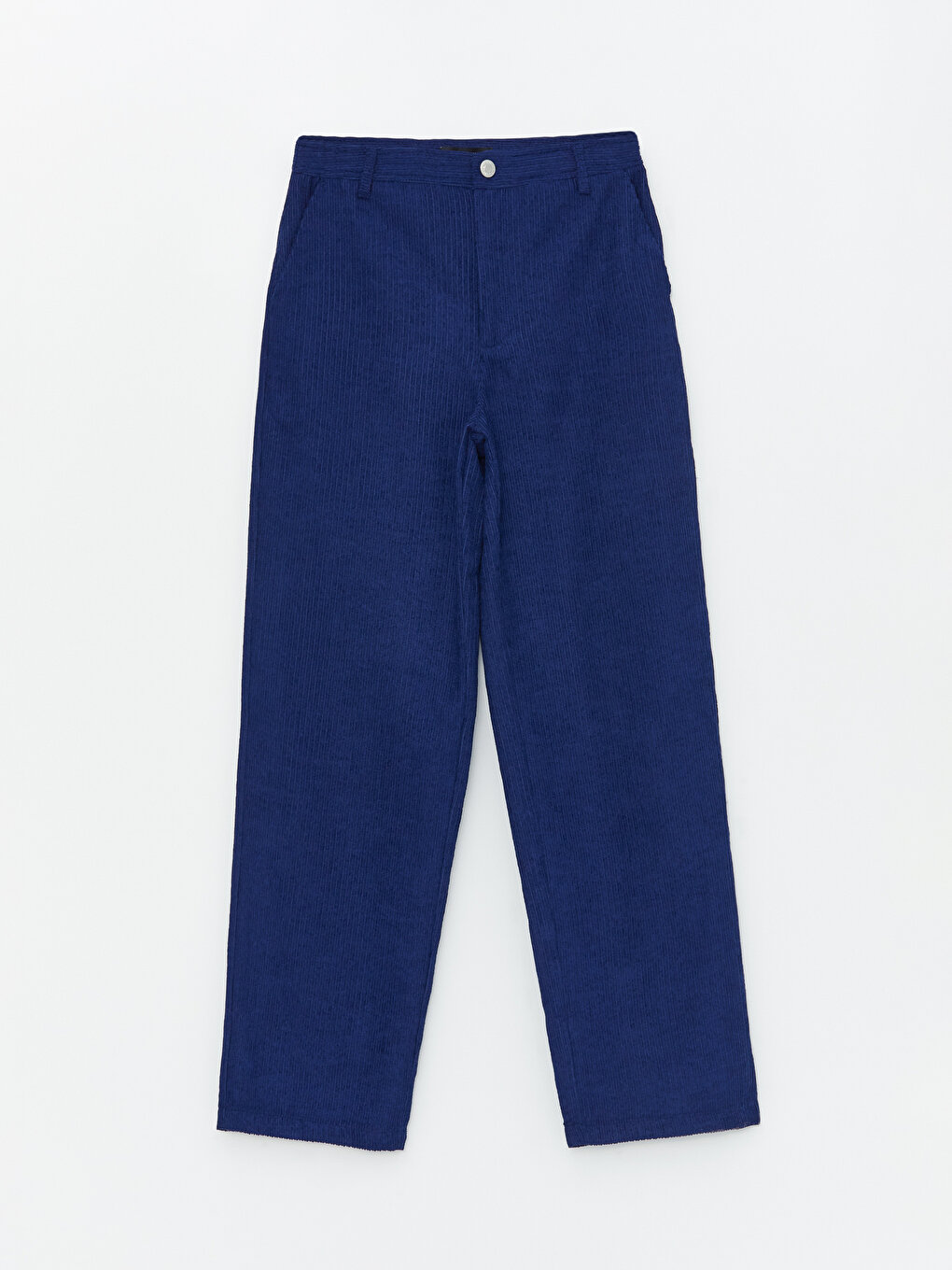 Женские прямые брюки узкого кроя LCW Casual, темно-синий цена и фото