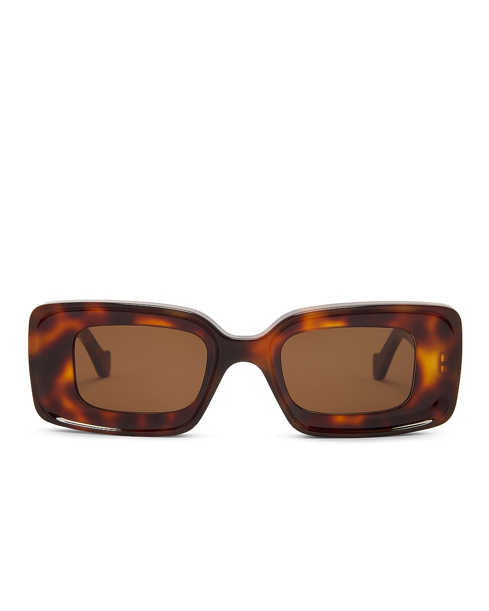 Солнцезащитные очки Loewe Rectangular, цвет Havana
