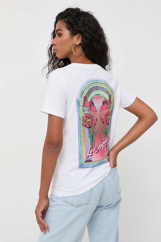 

Футболка из хлопка Guess, белый