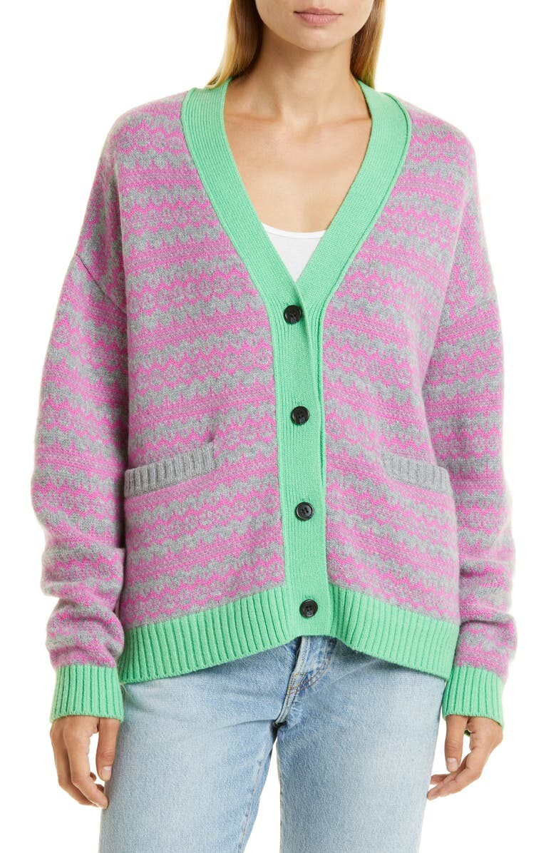 

Кардиган Fair Isle из шерсти и кашемира JUMPER 1234