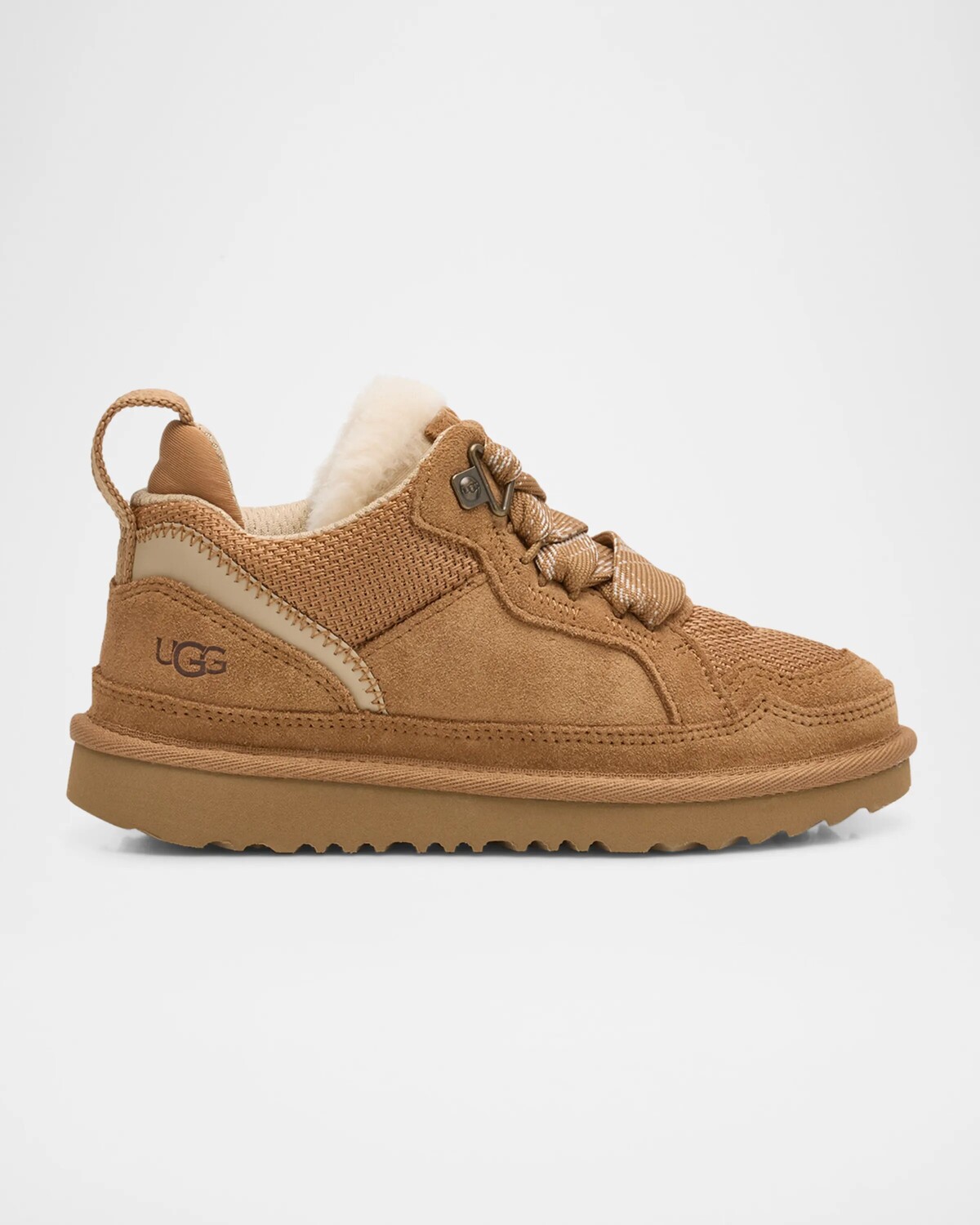 

Детские замшевые кроссовки на шнуровке Lowmel Ugg, цвет Chestnut