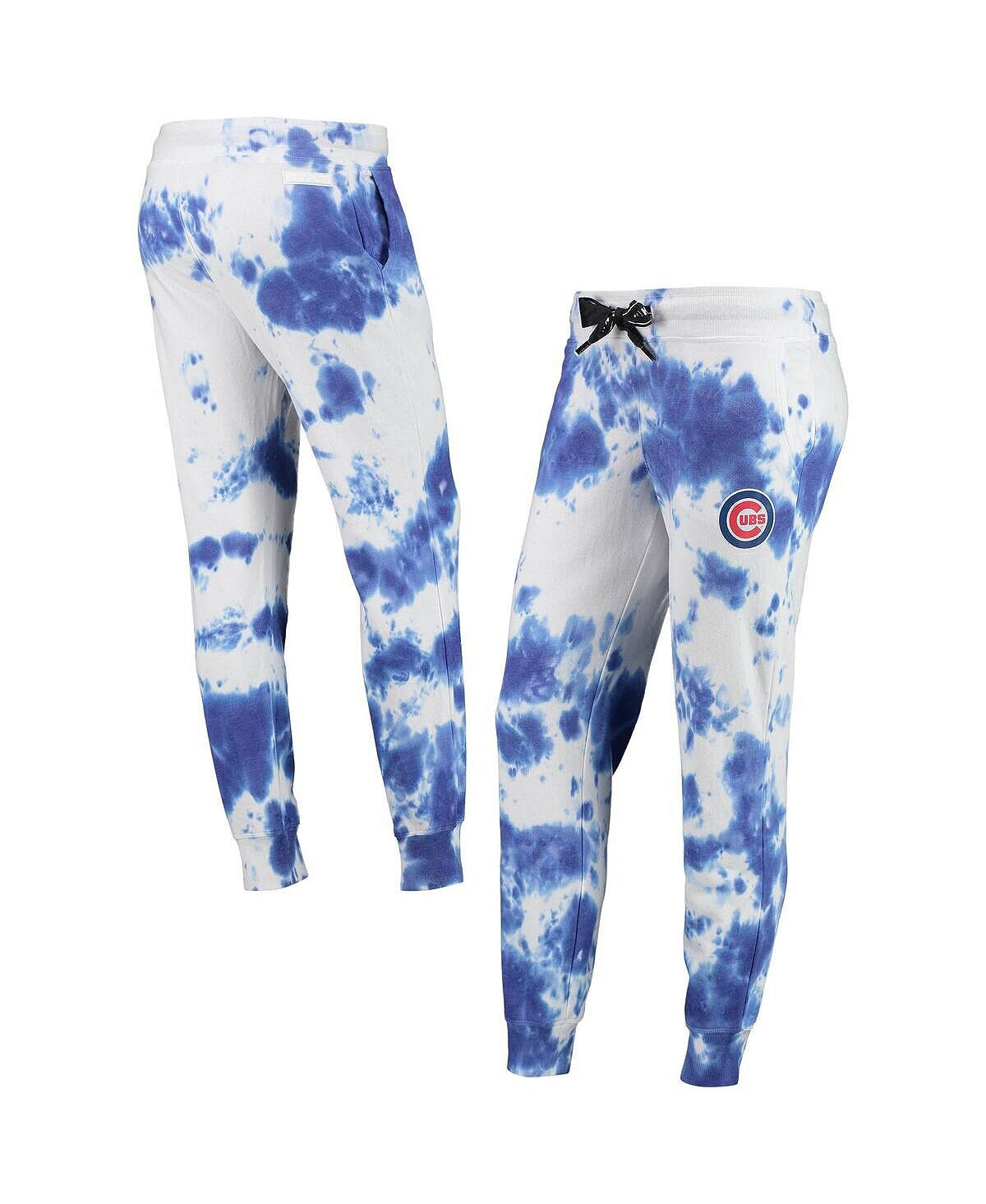 

Женские белые брюки-джоггеры Royal Chicago Cubs Melody с принтом тай-дай DKNY